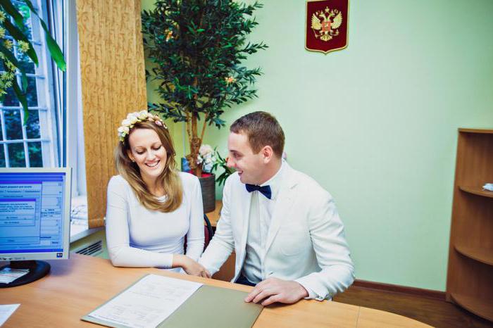Registrierung der Ehe ohne eine feierliche Zeremonie als gehalten?